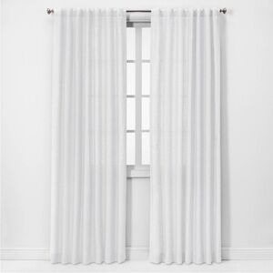 Threshold White Curtain Panels